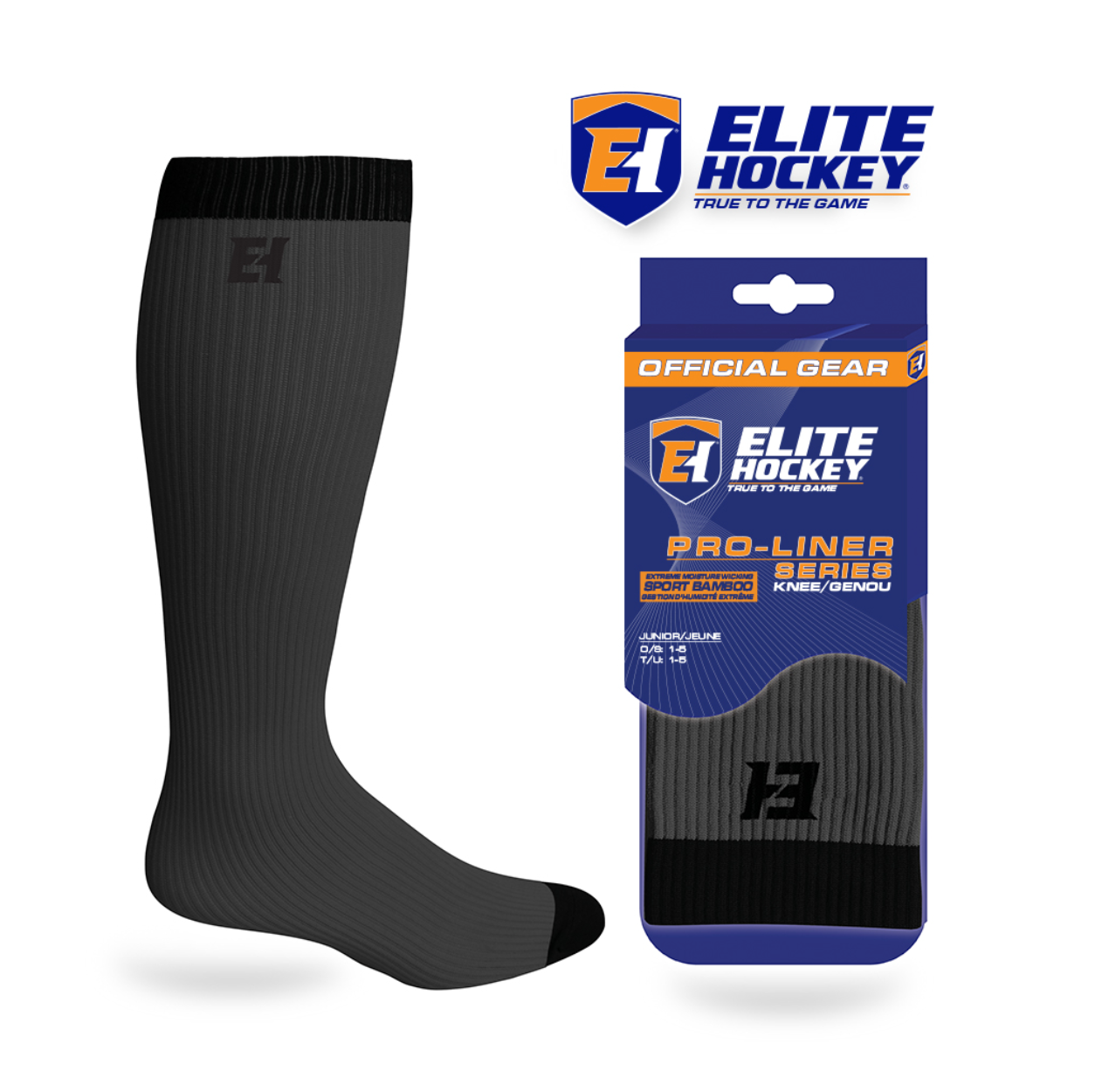 Elite Hockey Pro-Liner Series Carbon Socks